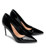 Czółenka damskie Laura Mode QL-115 Czarne