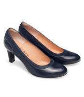 Czółenka damskie Krystad WZ20 Lara Granatowe