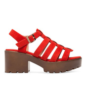 Sandałki damskie Bello Star 333-55 Czerwone