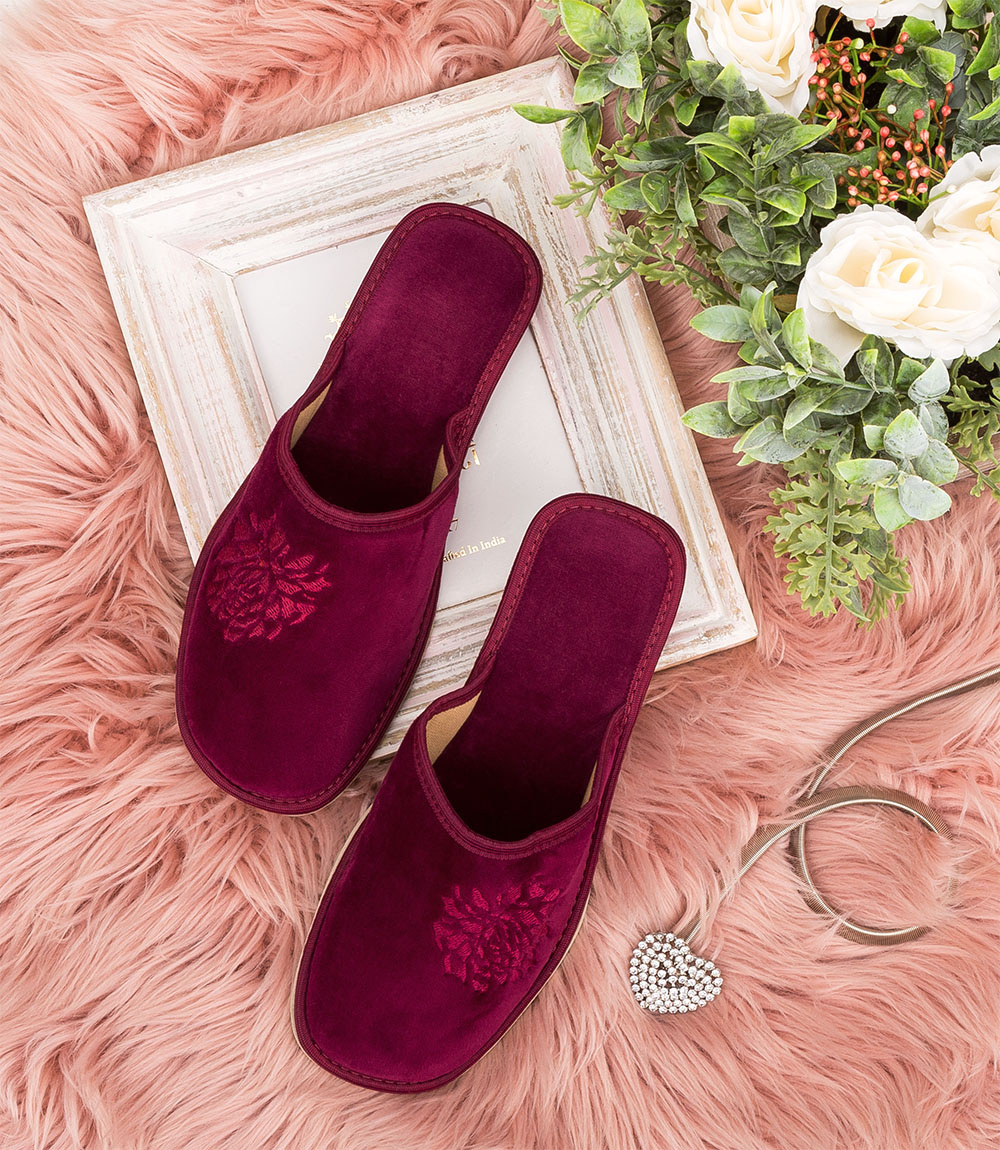 Kapcie damskie Natural Style NS-030 Ciemny Róż