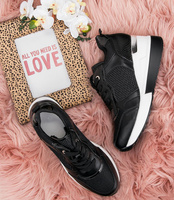 Buty sportowe damskie N/M HQ260 Czarne