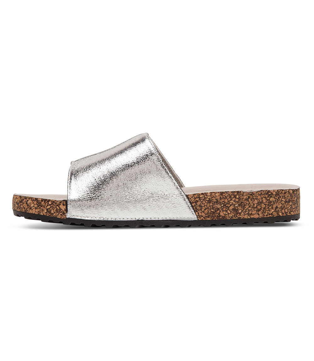 Klapki damskie Skotnicki KL-3-0509 Srebrne