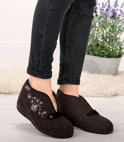 Kapcie damskie Dr Orto 031D027 Brązowe