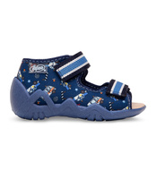Sandałki dziecięce Befado 350P028 Granatowe