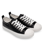 Trampki damskie Ideal Shoes SM-2738 Czarne