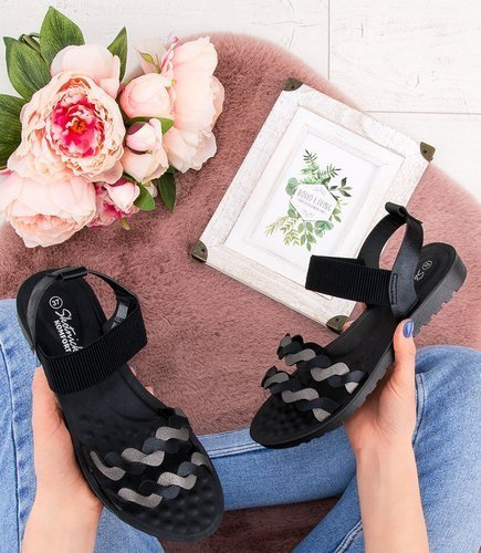 Sandałki damskie Skotnicki S-3-0540 Czarne