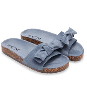 Klapki damskie C'M Paris 216 Niebieskie