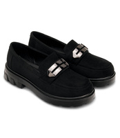 Mokasyny damskie Skotnicki P-3-Y23 Czarne