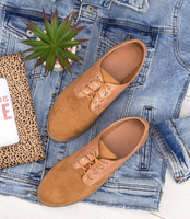 Półbuty damskie N/M 888-165 Brązowe