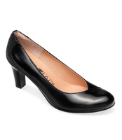 Czółenka damskie Krystad WZ20 Emma Czarne