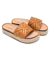 Klapki damskie Sixth Sens H11 Brązowe