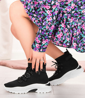 Buty sportowe damskie N/M K-69 Czarne