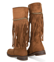 Kozaki damskie Super Mode 4514 Brązowe