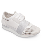 Buty sportowe damskie N/M KS-1117 Białe