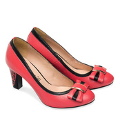 Czółenka damskie Laura Messi 1104 Czerwone