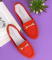 Mokasyny damskie Skotnicki P-3-0563 Czerwone