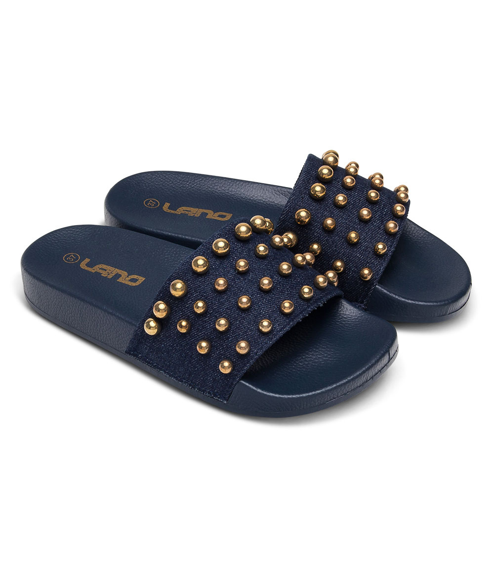 Klapki damskie Lano KL-3-0504 Granatowe