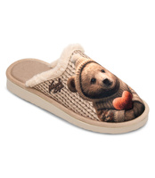 Kapcie damskie Natural Style NS-106 Beżowe