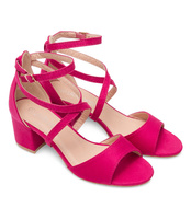 Sandałki damskie Laura Mode QL-69 Różowe