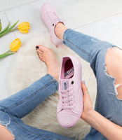 Trampki damskie Big Star DD274443 Różowe