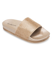 Klapki damskie Abloom SY665 Złote