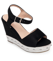 Sandały damskie Bestelle S1012-10SC-1 Czarne