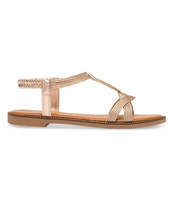 Sandałki damskie Laura Mode F-41 Szampańskie