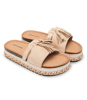 Klapki damskie Laura Mode WL031 Beżowe