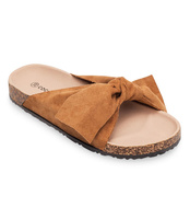 Klapki damskie Coco Perla 2553 Brązowe