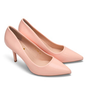 Czółenka damskie Laura Mode QL-266 Pudrowy Róż