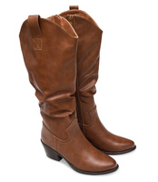 Kowbojki damskie Abloom CH19102 Brązowe