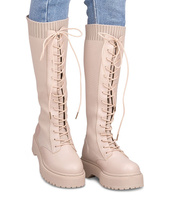 Botki damskie Sixth Sens JW99 Beżowe