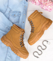 Trapery damskie Abloom W-70 Brązowe