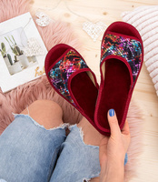 Kapcie damskie Natural Style NS-051 Czerwone