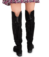 Kozaki damskie Foreverfolie H181 Czarne