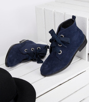 Botki damskie Bestelle G276 Granatowe