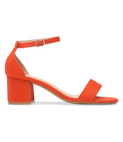 Sandałki damskie Laura Mode QL-158 Pomarańczowe