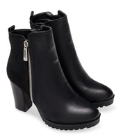 Botki damskie Sixth Sens C595 Czarne