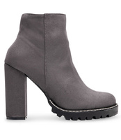 Botki damskie Abloom 58-581 Szare