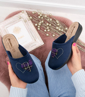 Kapcie damskie Inblu CF-35 Granatowe