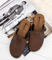 Kapcie męskie Inblu BG-35 Brązowe