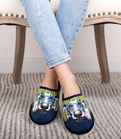 Kapcie damskie NaturalStyle NS-126 Zielone Pies