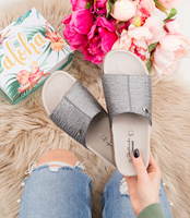 Klapki damskie Skotnicki KL-3-0509N Grafitowe