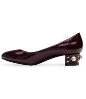 Czółenka damskie Abloom F204 Bordowe