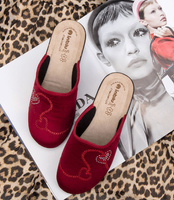 Kapcie damskie Inblu BJ-113 Bordowe