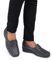 Mokasyny Pesco 343 Grafitowe