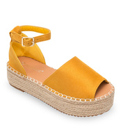 Sandałki damskie Bestelle 100-963 Żółte