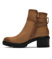 Botki damskie Skotnicki B-3-1354 Brązowe