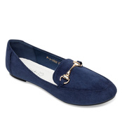 Mokasyny damskie Skotnicki P-3-0563 Granatowe