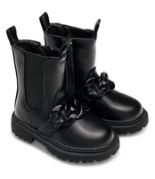 Botki dziewczęce Rock & Joy 7353-2A Czarne + B